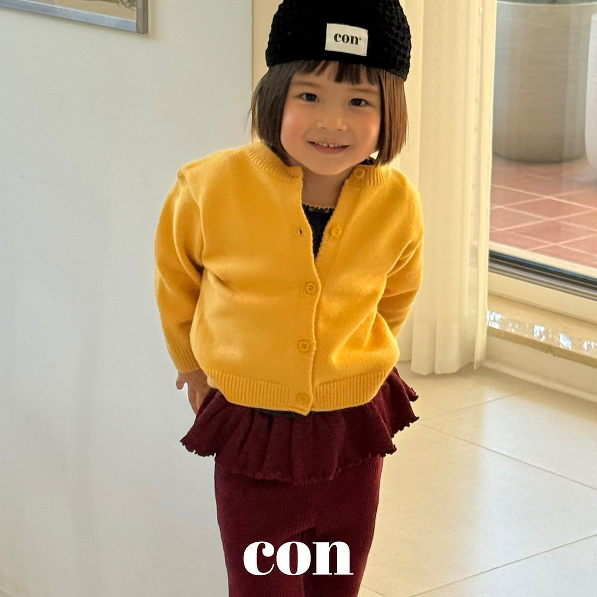 【秋のPRE-ODER 5%OFF】01.CON Jjonkku Frill Leggings | CON
