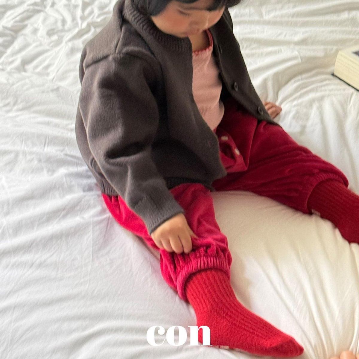 【秋のPRE-ODER 5%OFF】07.Velour Holic Pants | CON