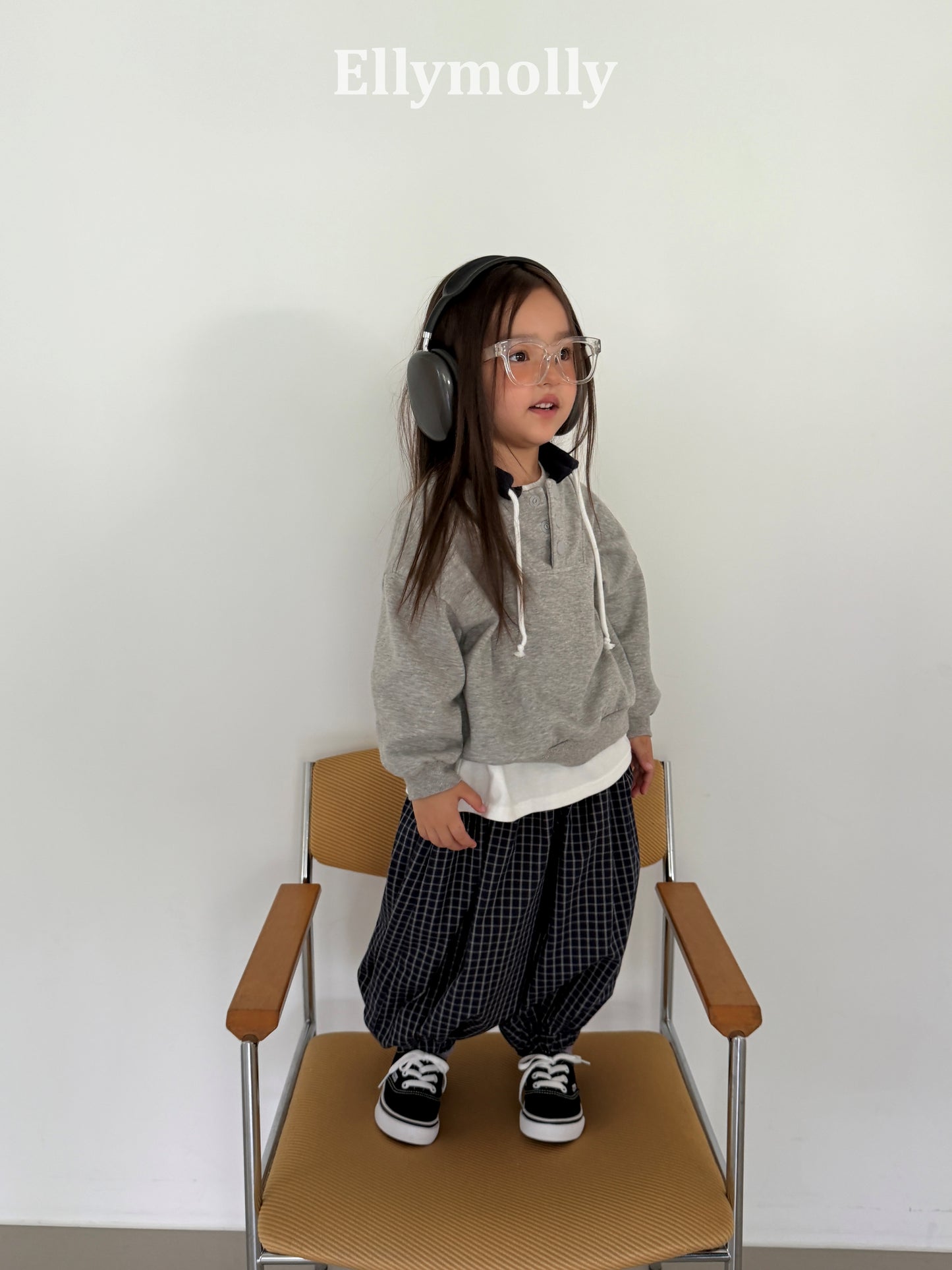 【PRE-ODER〆8.9(sun)】52.Autumn Grid Balloon Pants | ellymolly