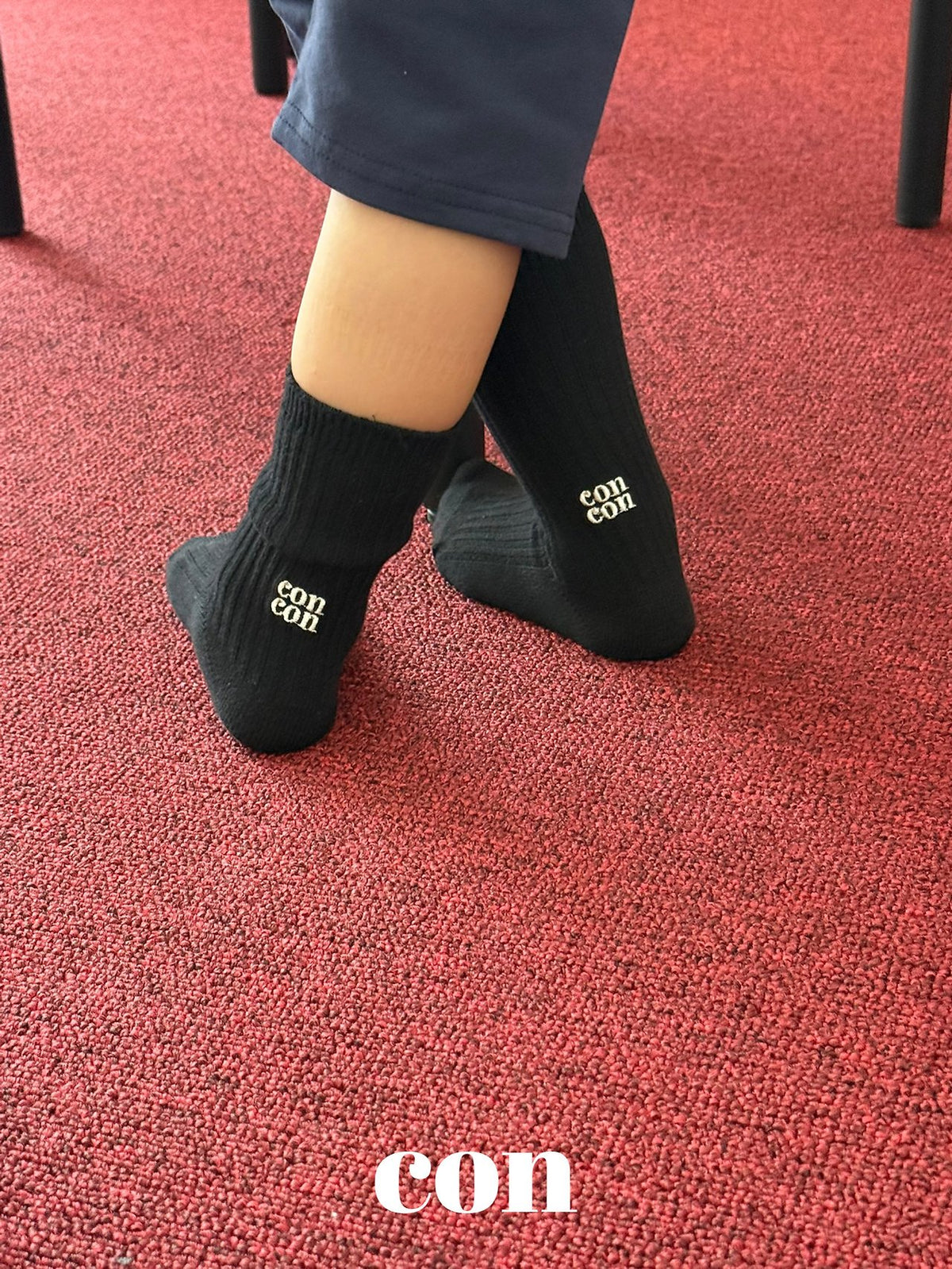 【秋のPRE-ODER 5%OFF】12.CON Socks | CON
