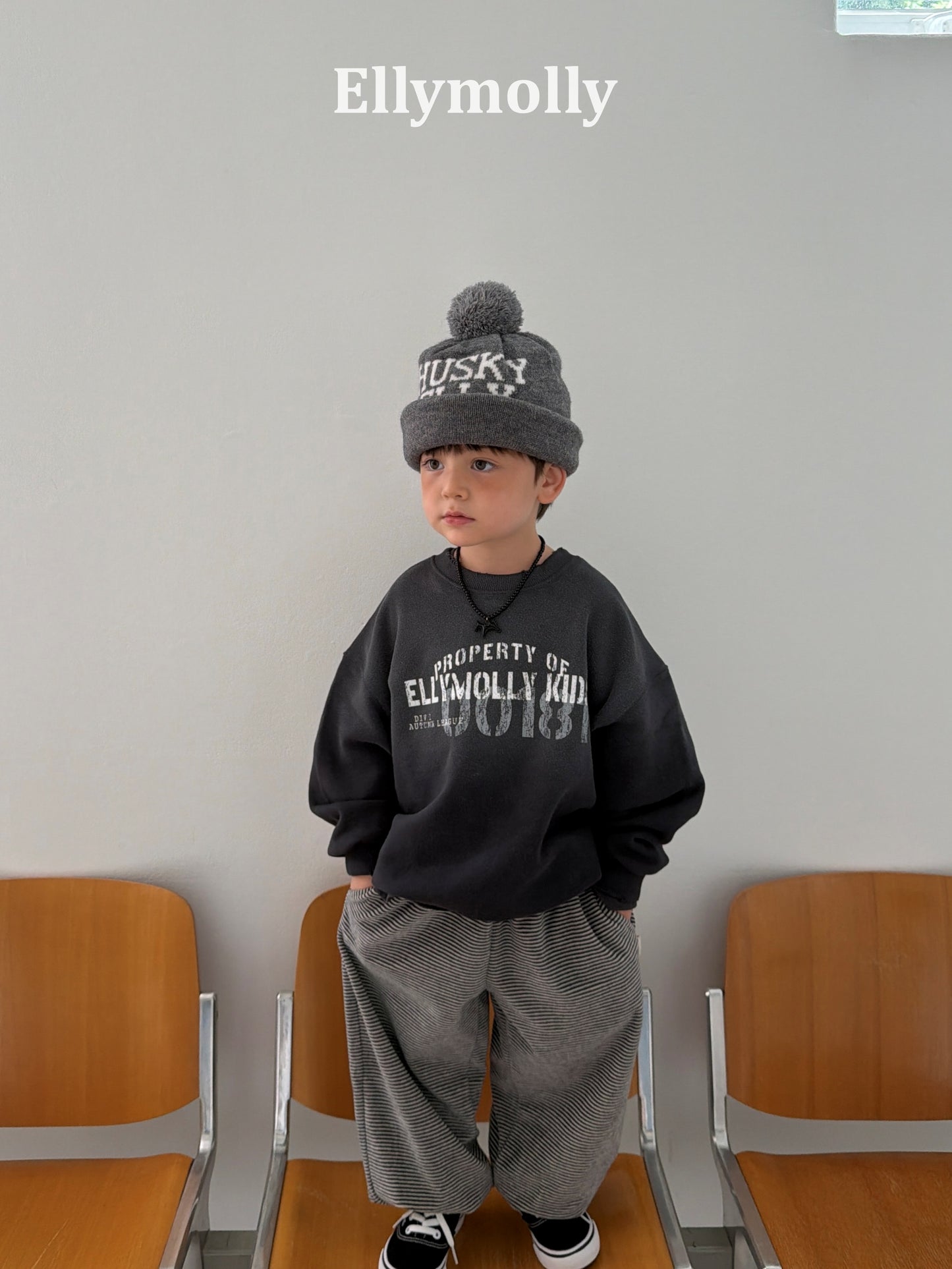 【PRE-ODER〆8.9(sun)】68.Husky Pom-Pom Beanie | ellymolly