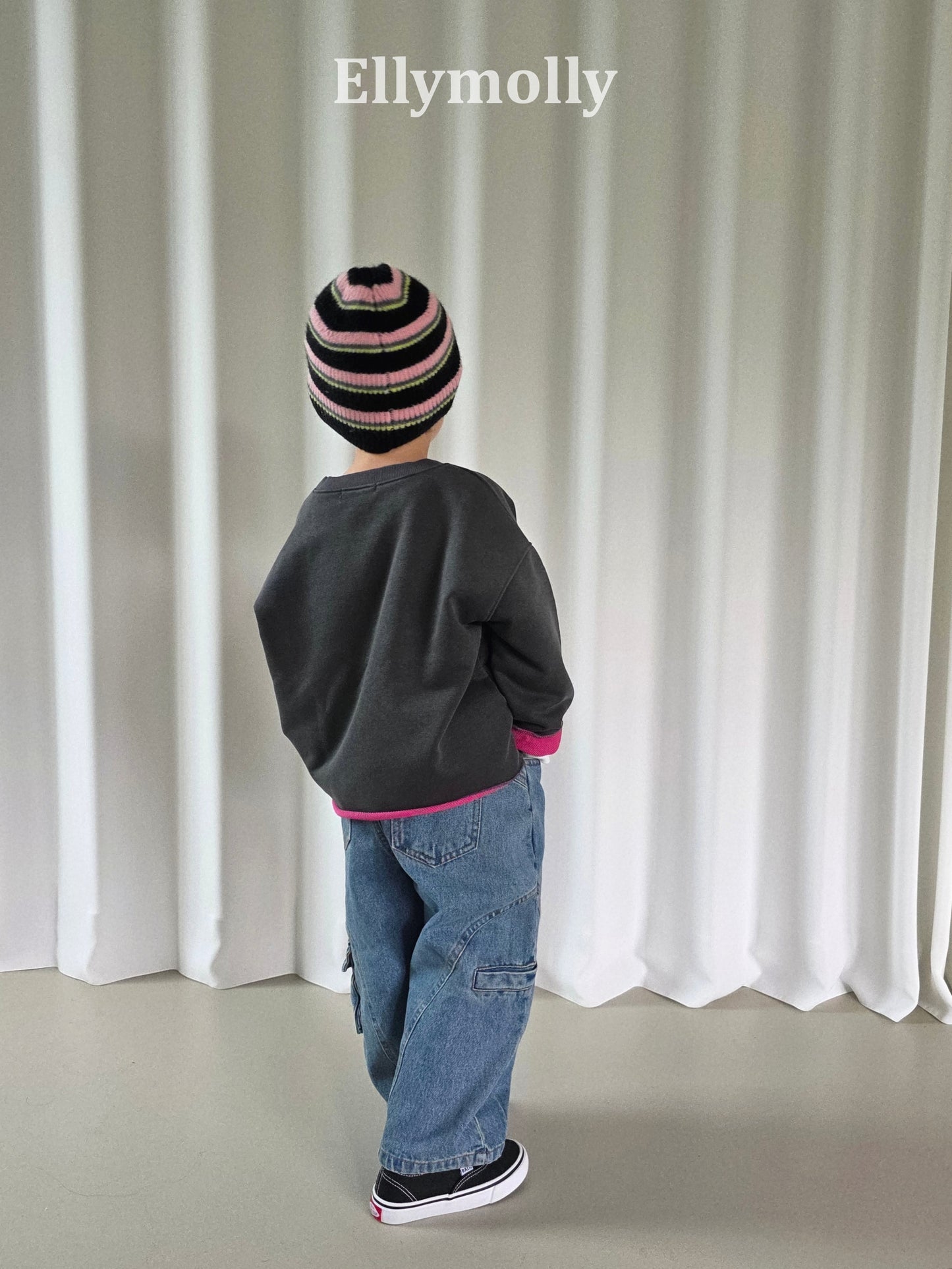 【PRE-ODER〆8.9(sun)】46.Rough Two-Tone Dyed Sweatshirt | ellymolly