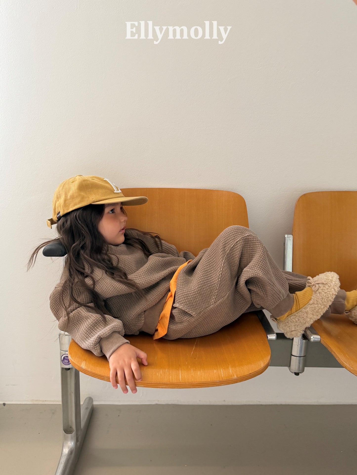 【PRE-ODER〆8.9(sun)】06.King Waffle Sweatshirt | ellymolly
