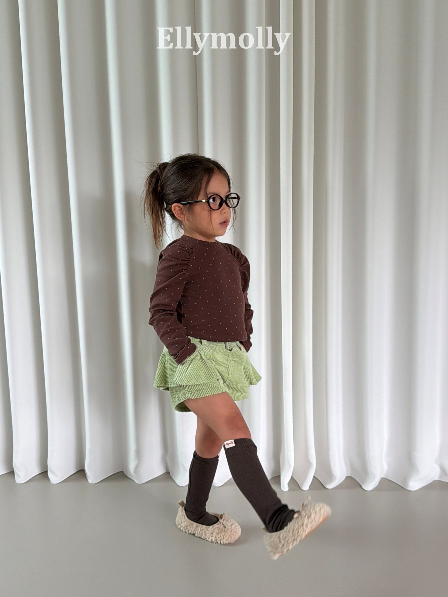 【PRE-ODER〆8.9(sun)】57.Bibi Frill Corduroy Pants | ellymolly
