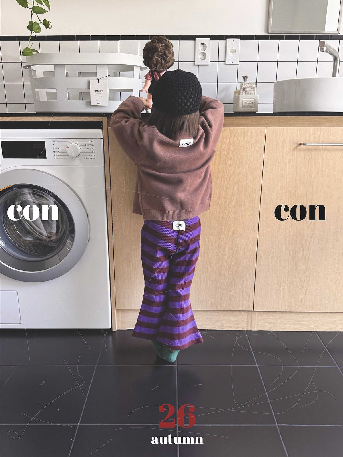 【秋のPRE-ODER 5%OFF】21.Chocolate Flare Pants | CON