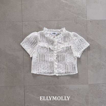 【PREORDER 4日間限定】20.Rosy Crochet Blouse