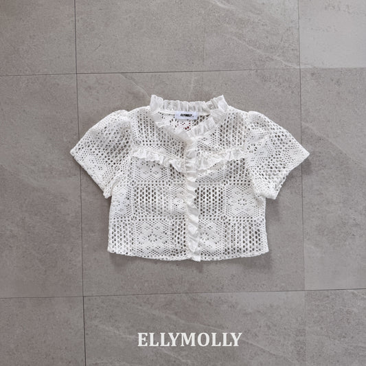 【PREORDER 4日間限定】20.Rosy Crochet Blouse