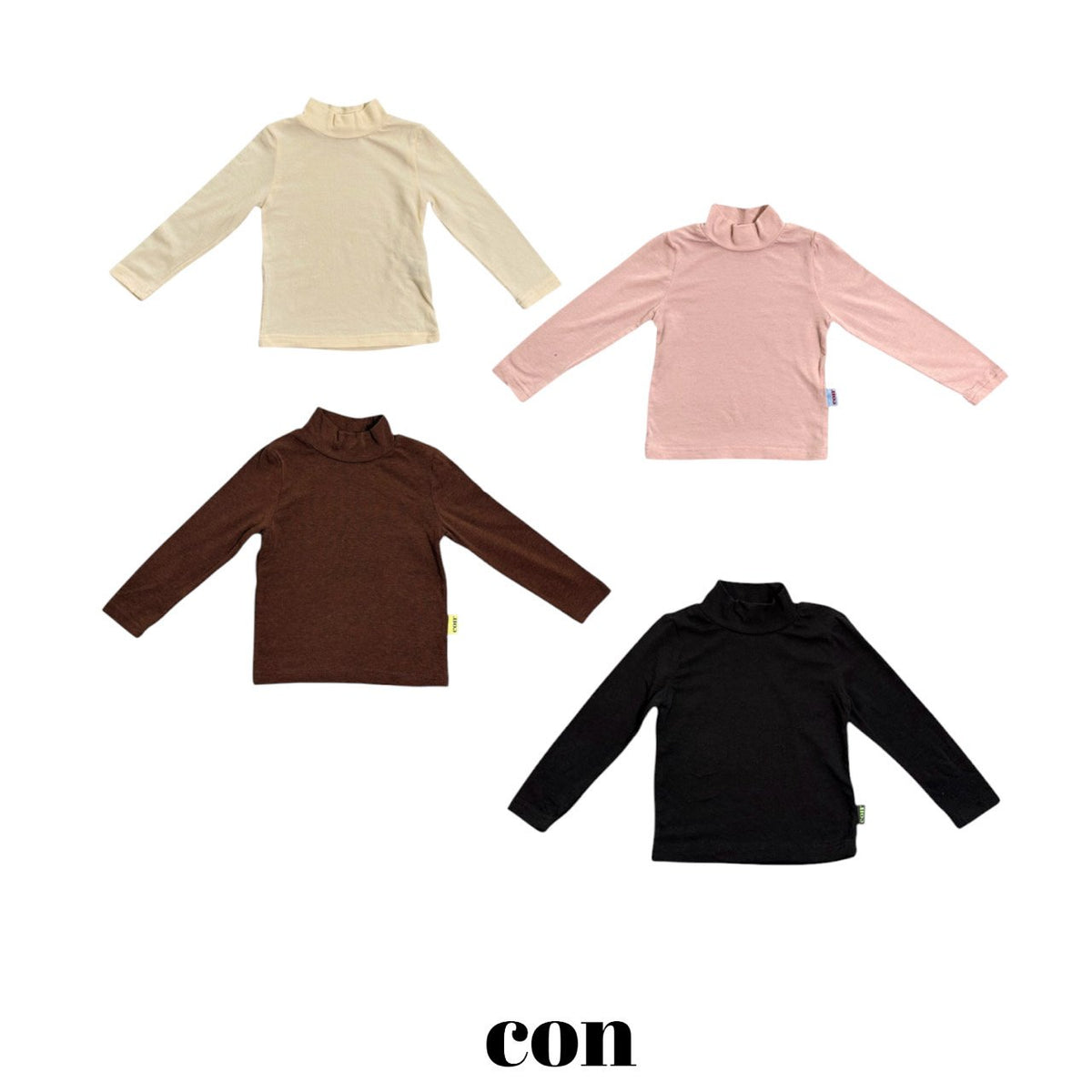 【秋のPRE-ODER 5%OFF】27.Just-Right Mock Neck Top (Premium Fabric) | CON