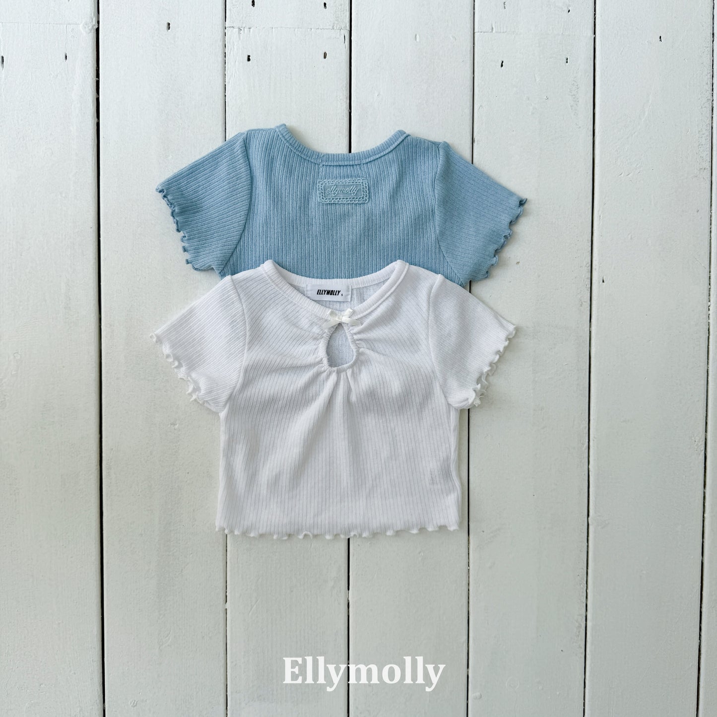 【期間限定 PRE-ODER】14.Shirring Opening Point Tee