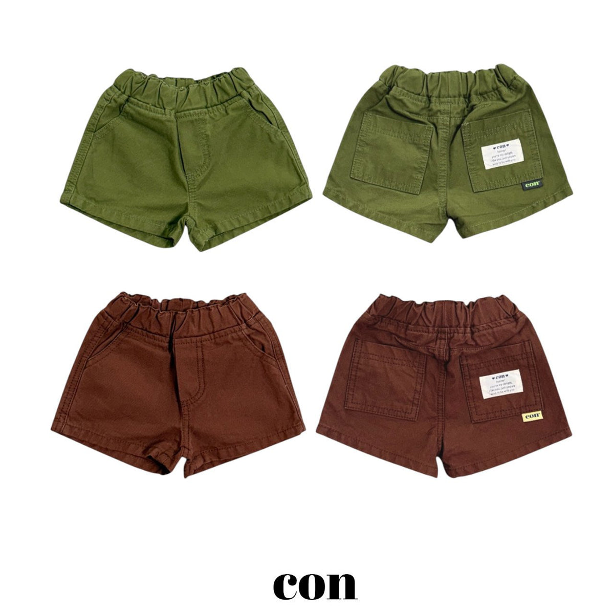 【秋のPRE-ODER 5%OFF】10.Warm Tone Shorts | CON