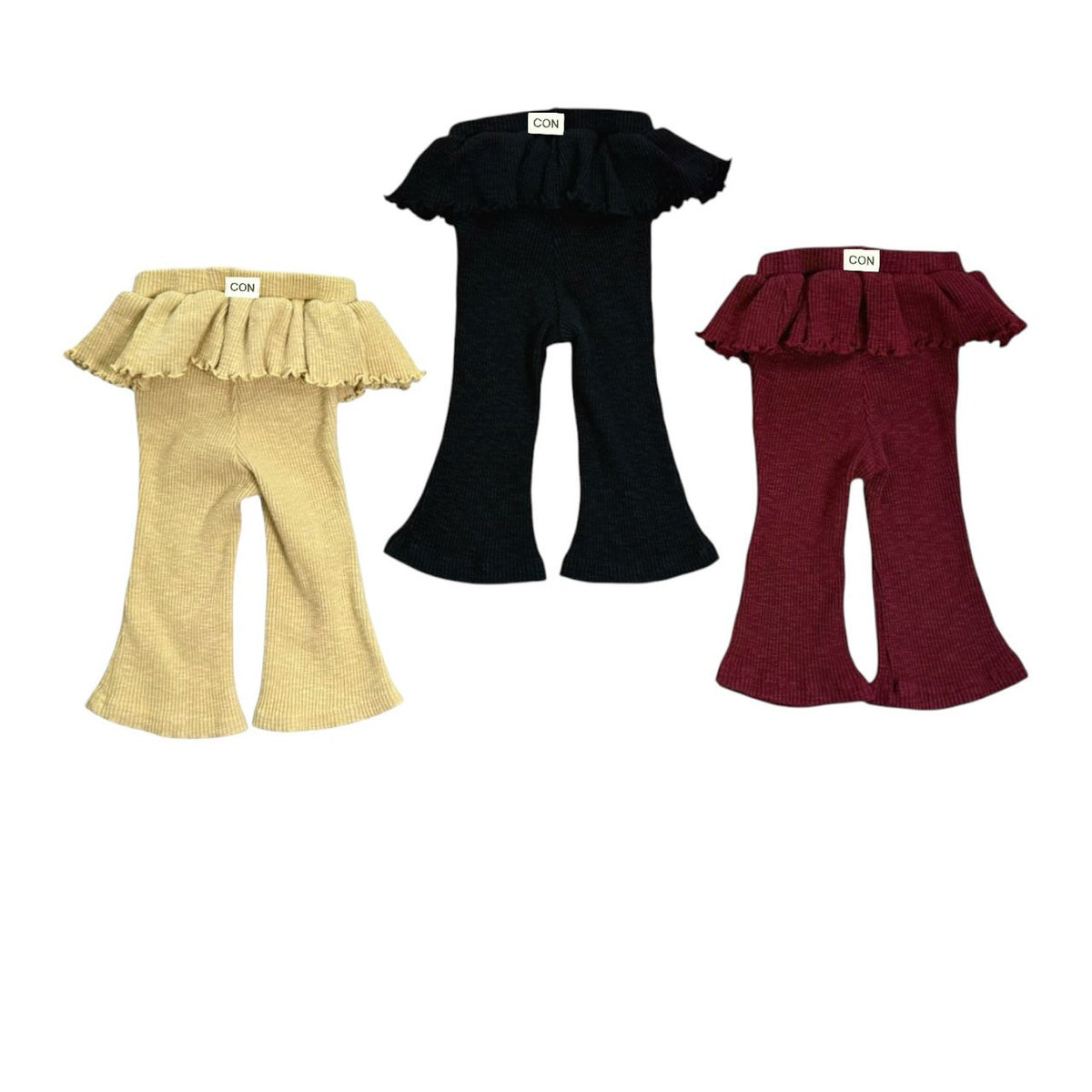 【秋のPRE-ODER 5%OFF】01.CON Jjonkku Frill Leggings | CON