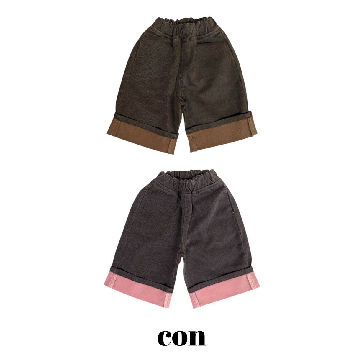 【秋のPRE-ODER 5%OFF】11.Tone-on-Tone Pigment Roll-Up Pants | CON