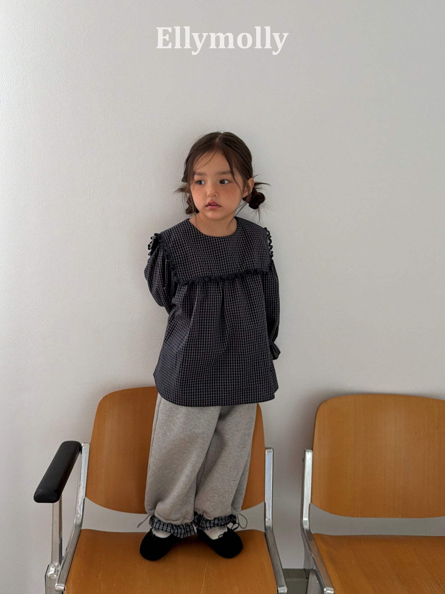 【PRE-ODER〆8.9(sun)】61.Musk Check Blouse | ellymolly