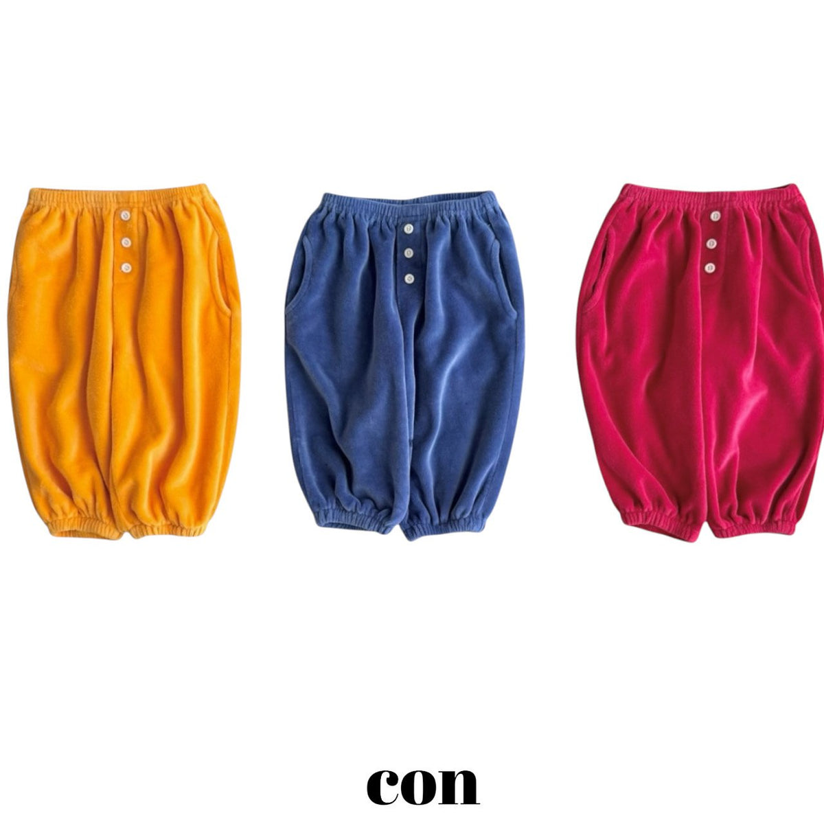 【秋のPRE-ODER 5%OFF】07.Velour Holic Pants | CON