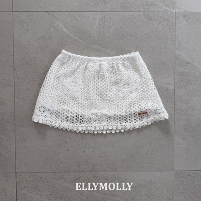 【PREORDER 4日間限定】21.Rosy Crochet Skirt