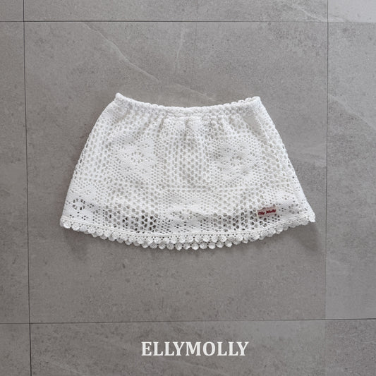 【PREORDER 4日間限定】21.Rosy Crochet Skirt