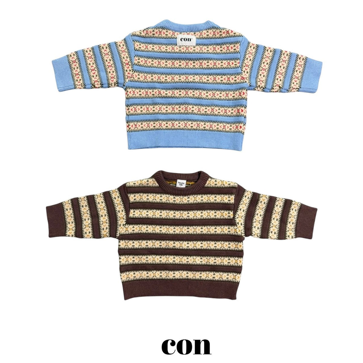【秋のPRE-ODER 5%OFF】23.Nordic Sweater | CON