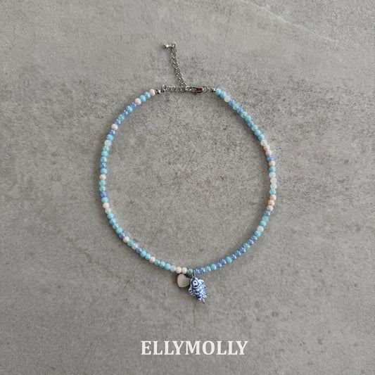 【PREORDER 4日間限定】41. Two-Tone Fish Necklace