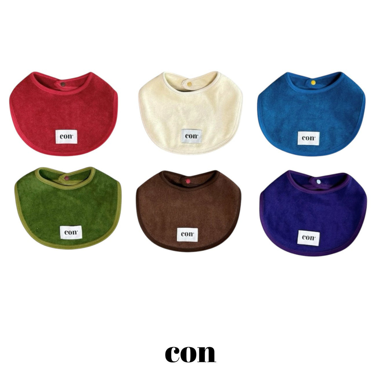 【秋のPRE-ODER 5%OFF】02.CON Solid Bib | CON