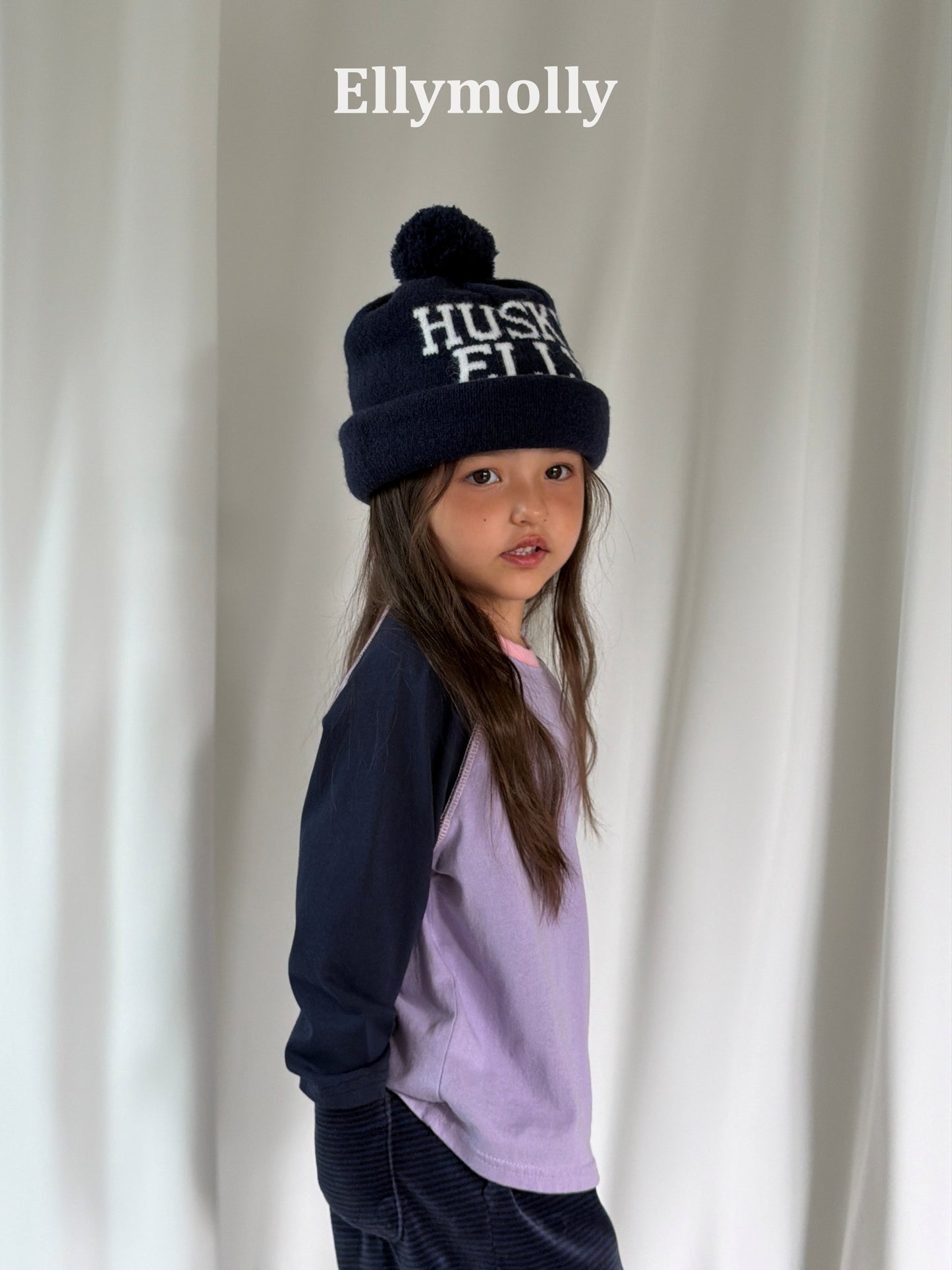 【PRE-ODER〆8.9(sun)】68.Husky Pom-Pom Beanie | ellymolly