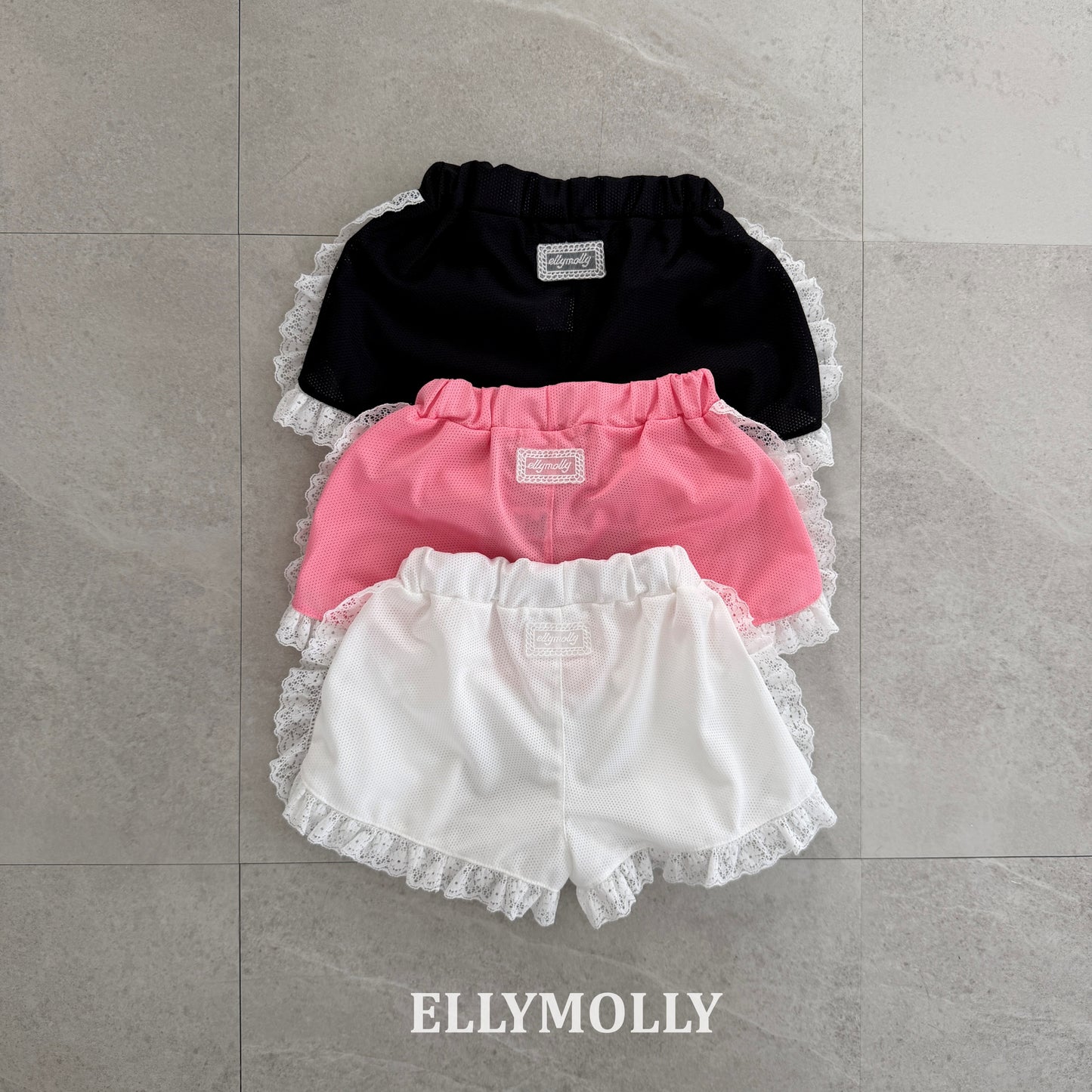 【PREORDER 4日間限定】47.Mesh Frill Shorts