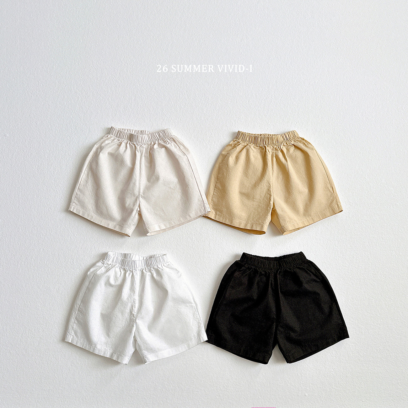 【PREORDER受付終了、ご希望はお問い合わせください。】19.Label Linen Cotton Shorts