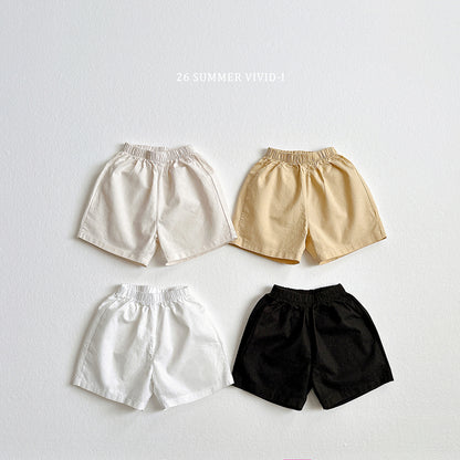 【PREORDER受付終了、ご希望はお問い合わせください。】19.Label Linen Cotton Shorts