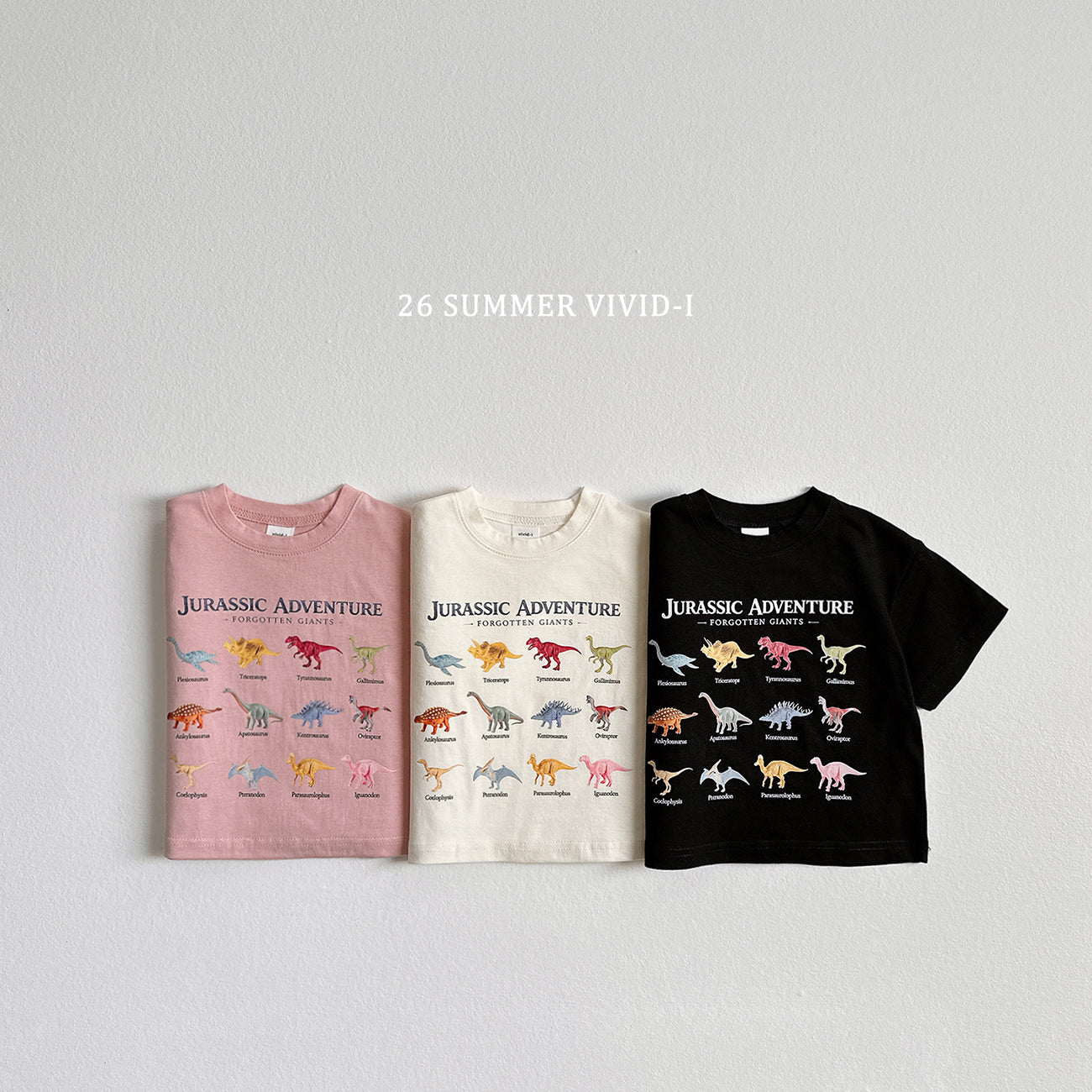 【PREORDER受付終了、ご希望はお問い合わせください。】49.Little Dino ShortSleeve Tee