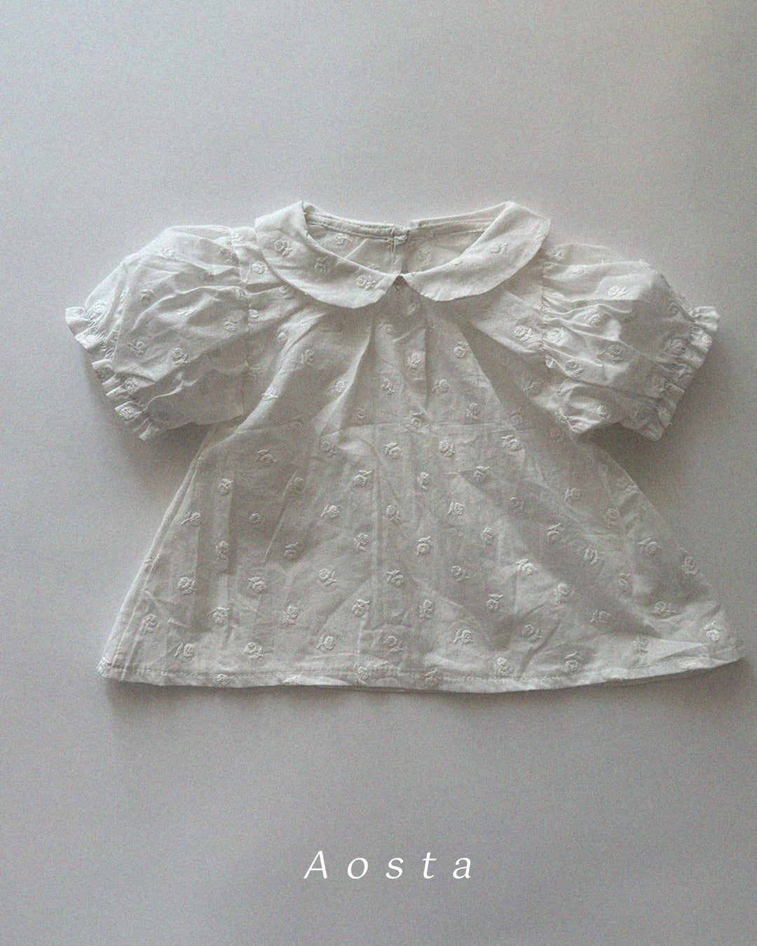 【PREORDER受付終了、ご希望はお問い合わせください。】61.Collar Blouse