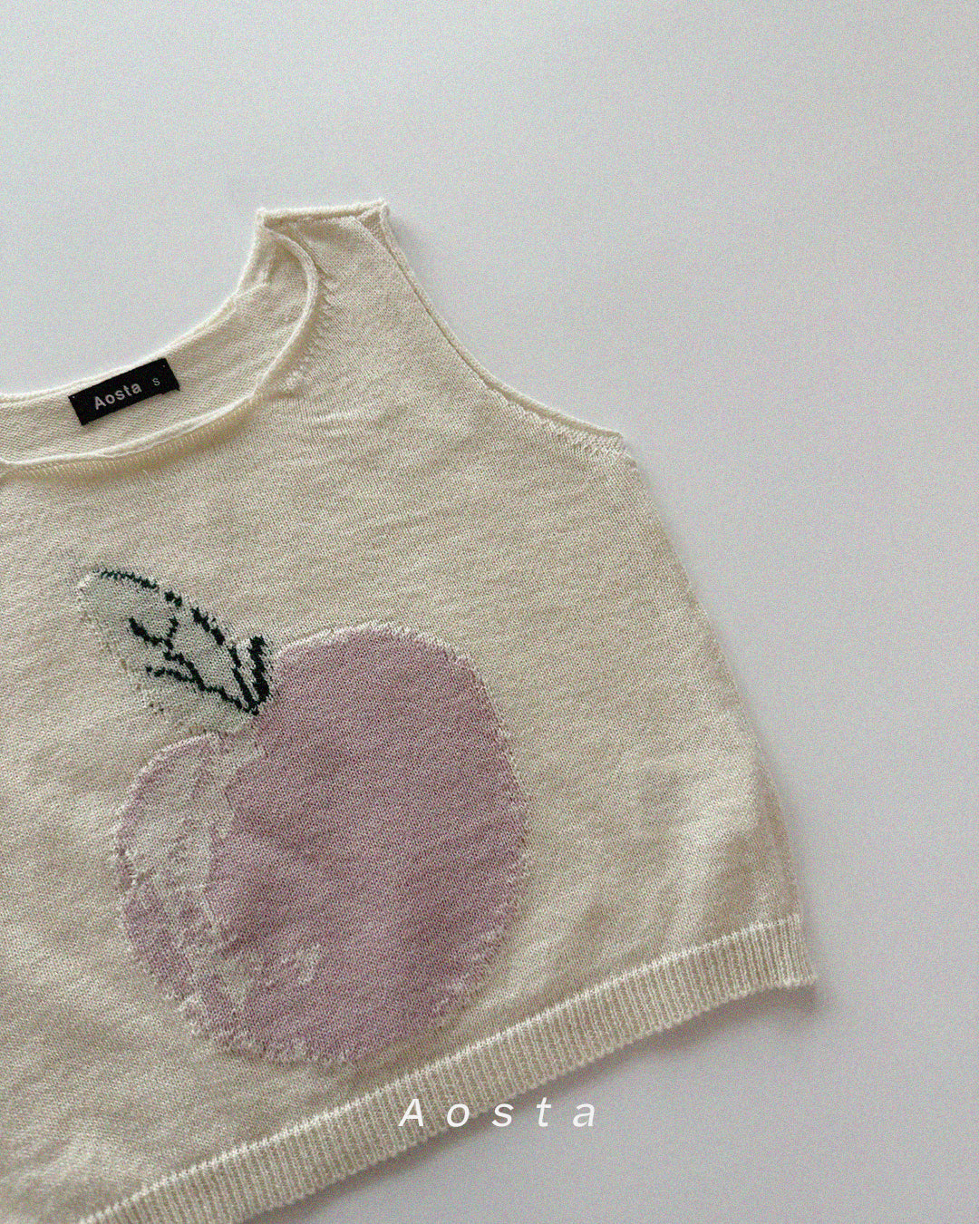 【PREORDER受付終了、ご希望はお問い合わせください。】19.Knit Fruit Vest