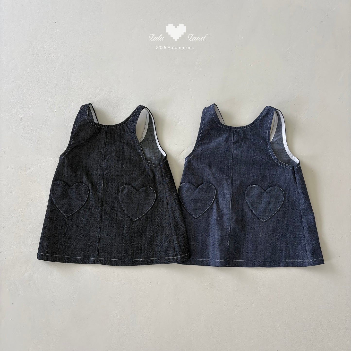 【PRE-ODER〆8.9(sun)】12.Heart-pocket Dress | lalaland