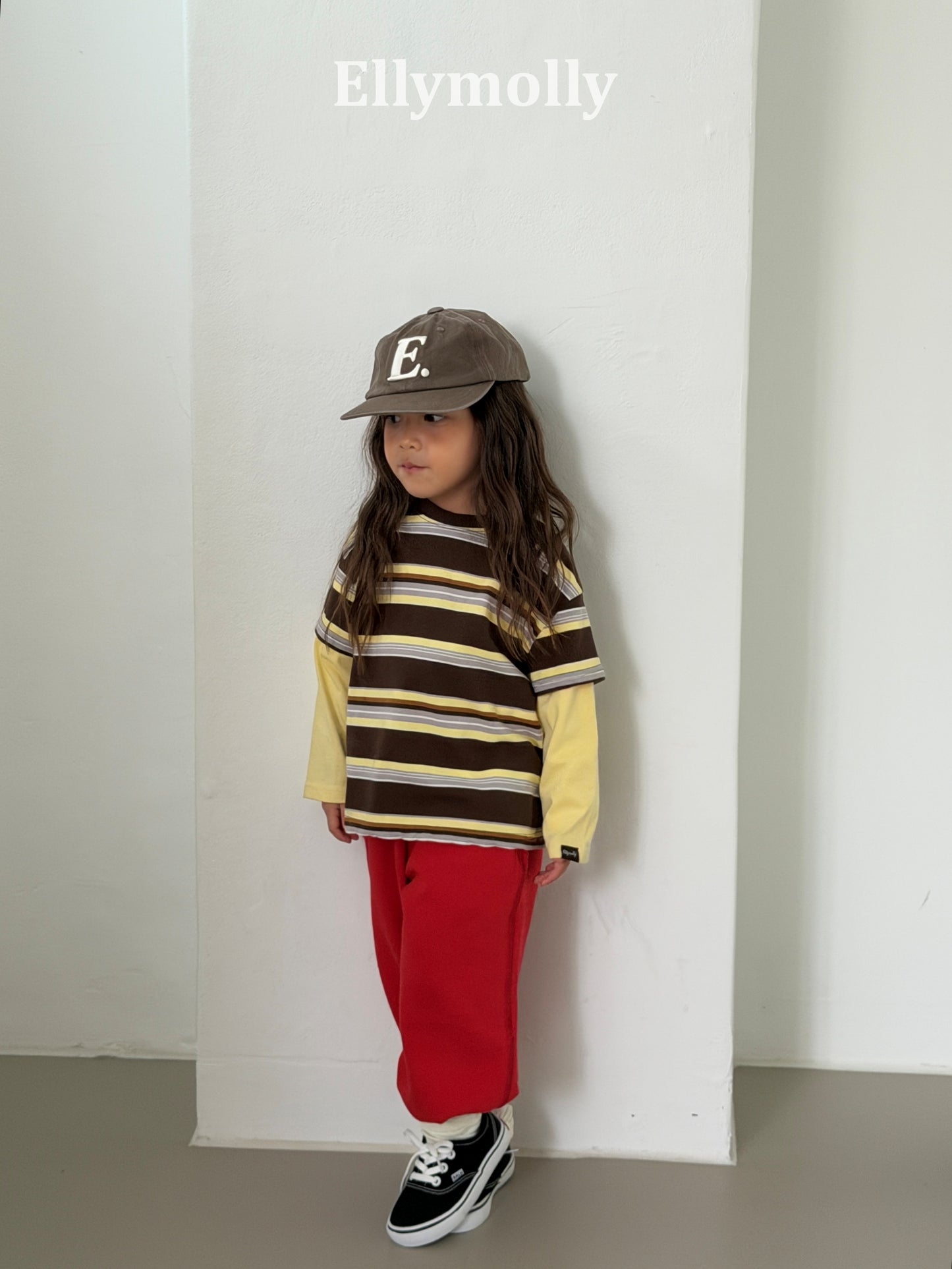 【PRE-ODER〆8.9(sun)】17.Campus Contrast T-Shirt | ellymolly