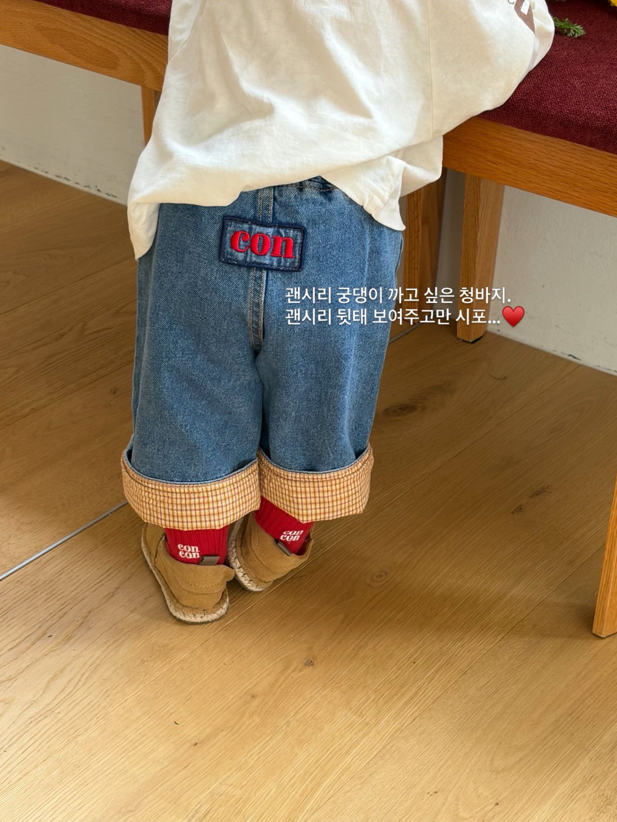 【秋のPRE-ODER 5%OFF】22.Washed Roll-Up Denim | CON
