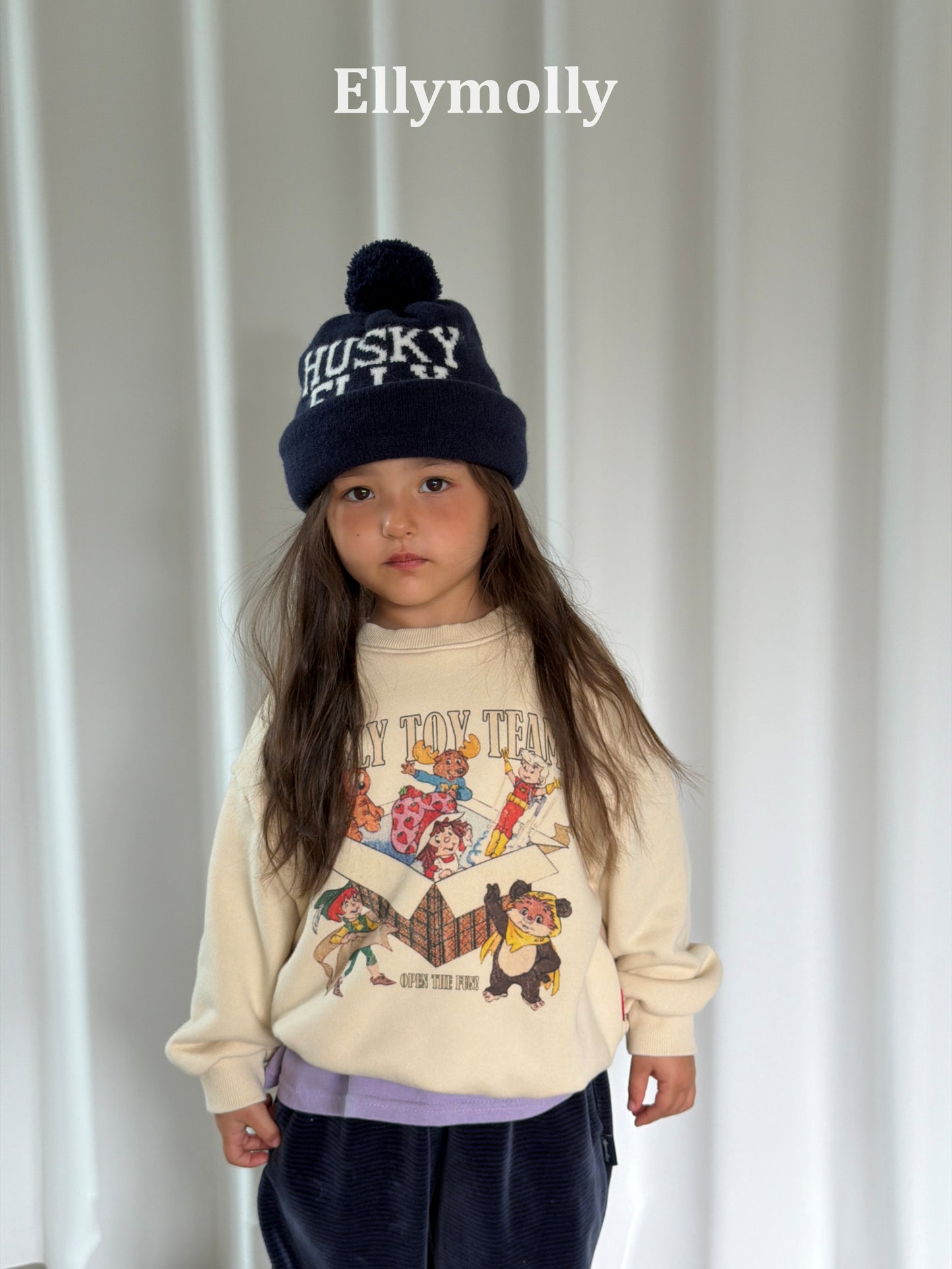 【PRE-ODER〆8.9(sun)】68.Husky Pom-Pom Beanie | ellymolly