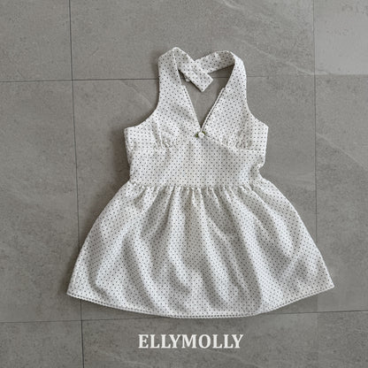 【PREORDER 4日間限定】40.Dot Halter Dress