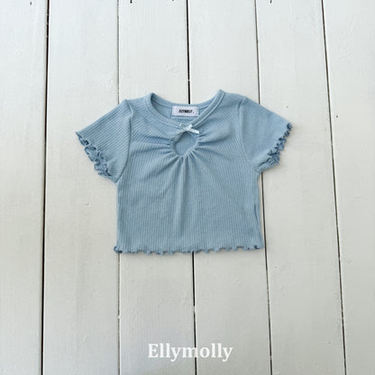 【期間限定 PRE-ODER】14.Shirring Opening Point Tee