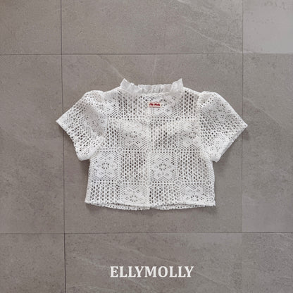 【PREORDER 4日間限定】20.Rosy Crochet Blouse