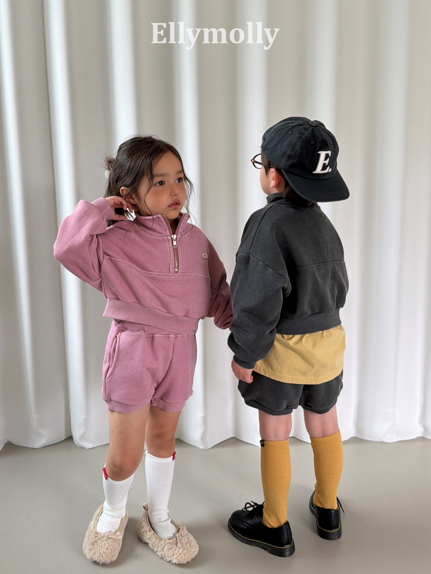 【PRE-ODER〆8.9(sun)】31.Arch Pigment Half-Zip Sweatshirt | ellymolly