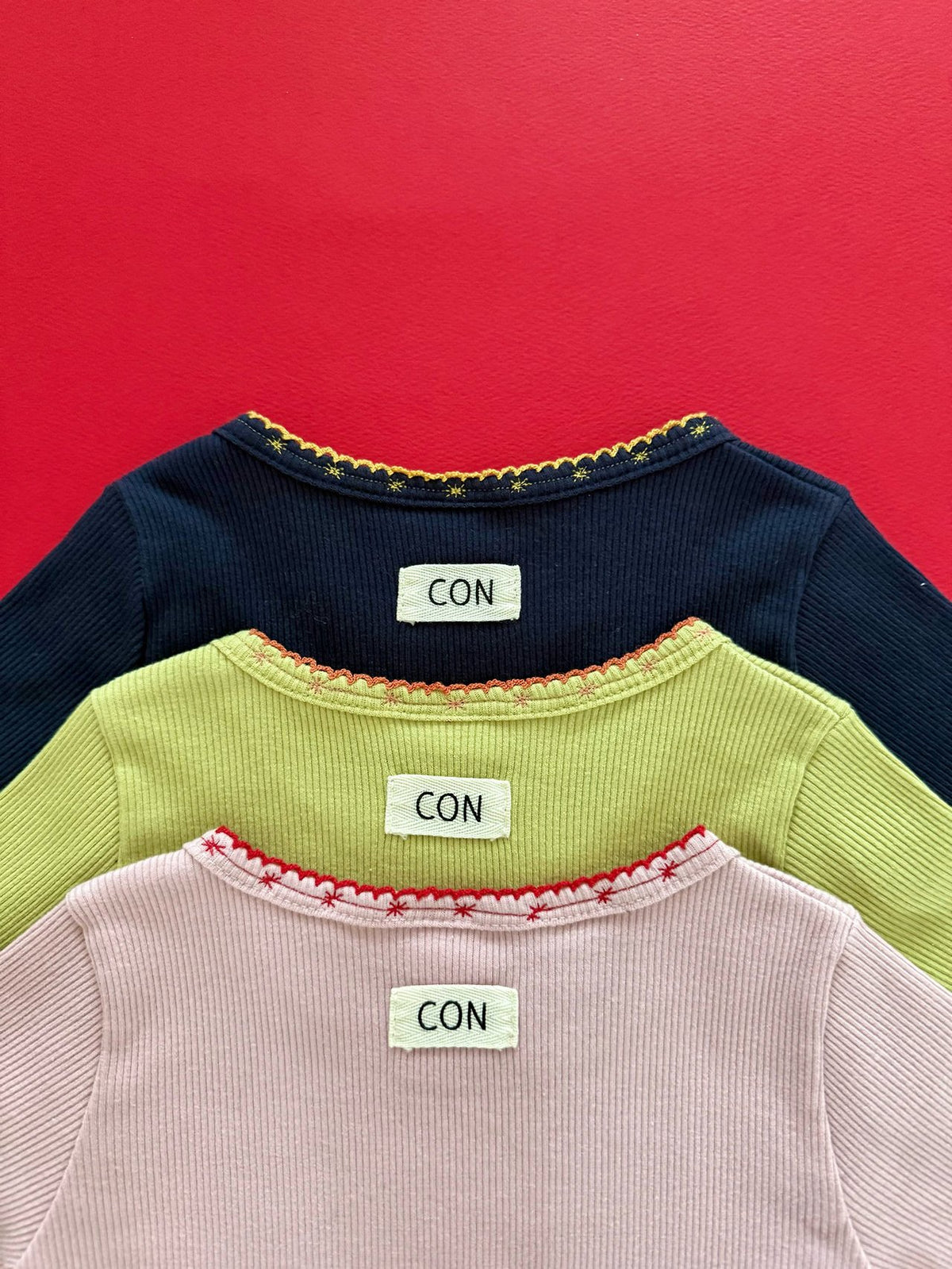 【秋のPRE-ODER 5%OFF】17.Inta Picot T-Shirt | CON
