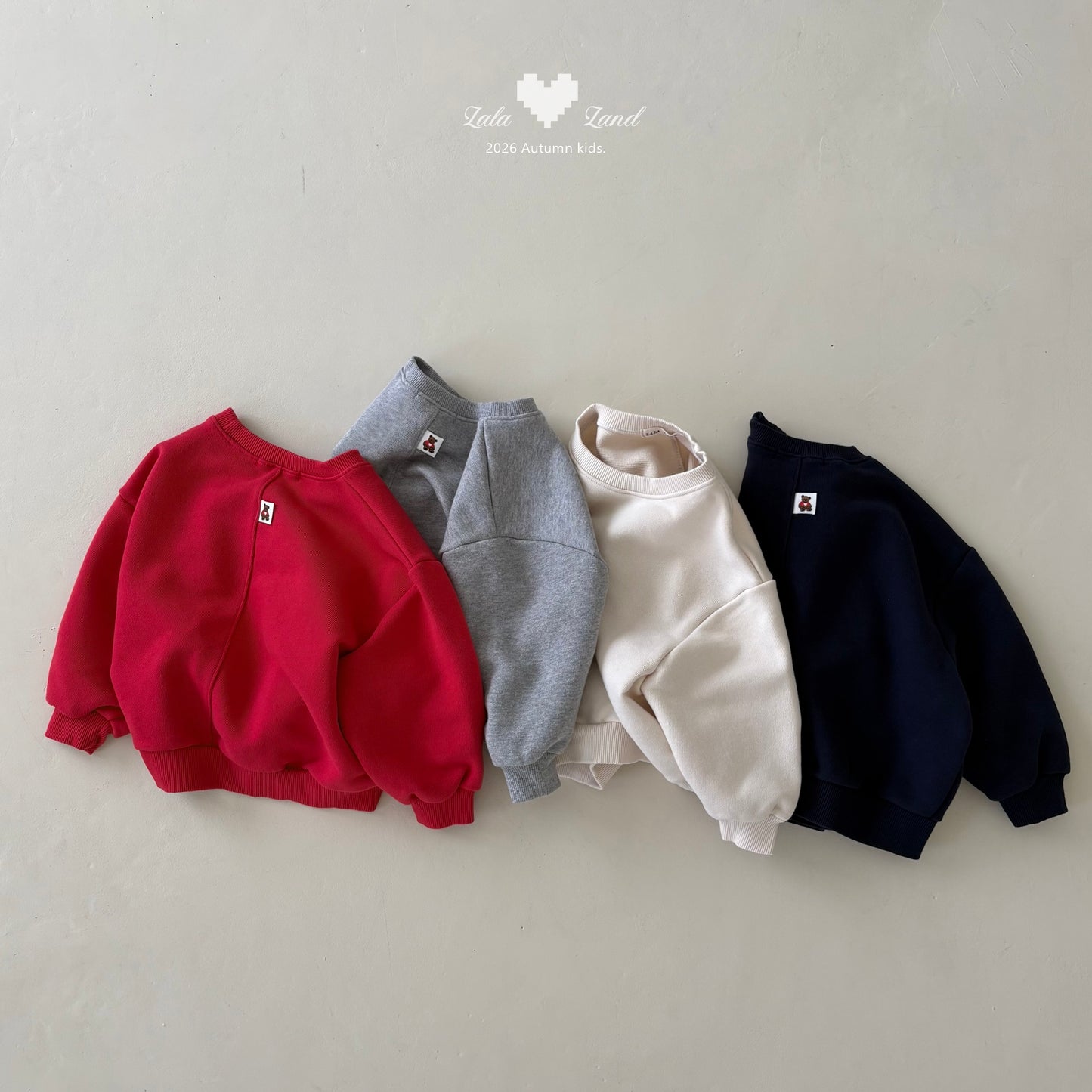 【PRE-ODER〆8.9(sun)】28.Round Panel Sweatshirt | lalaland