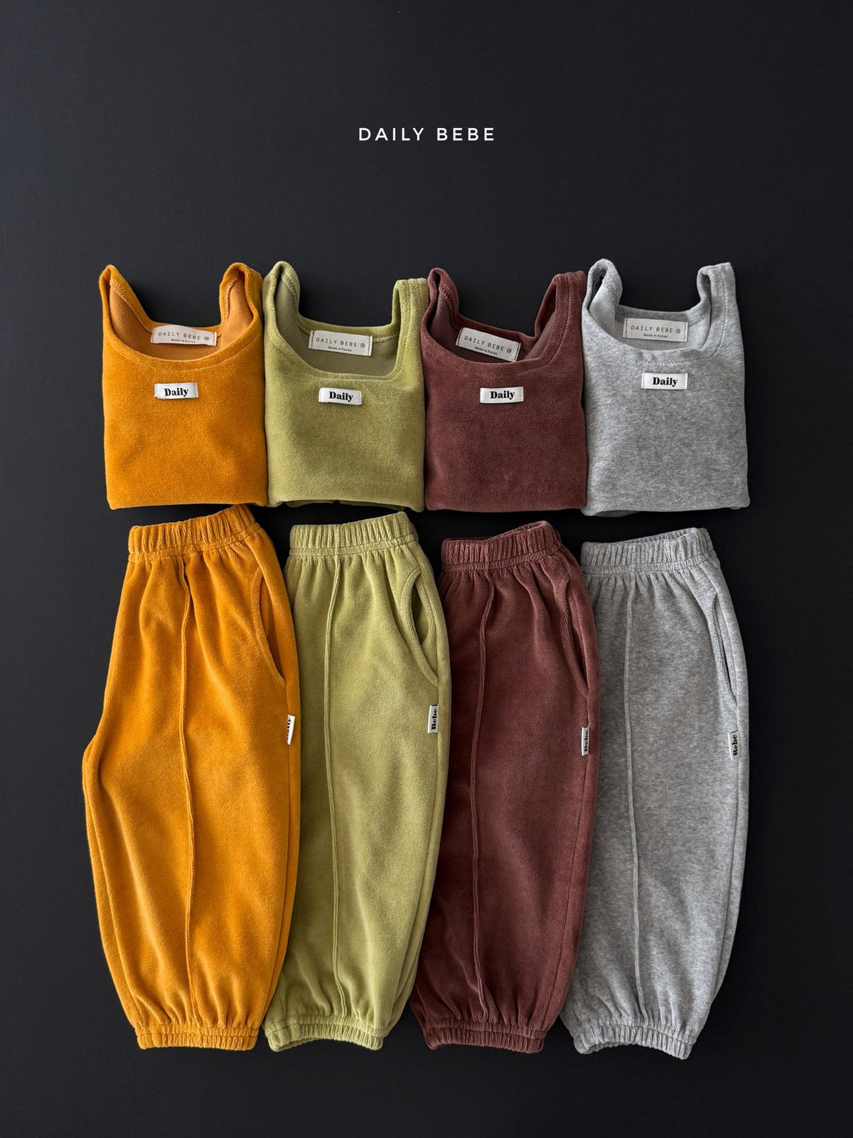 【秋のPRE-ODER 5%OFF】03.Velour Set