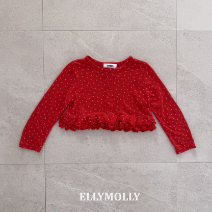 【PREORDER 4日間限定】17.Days Frill Cardigan