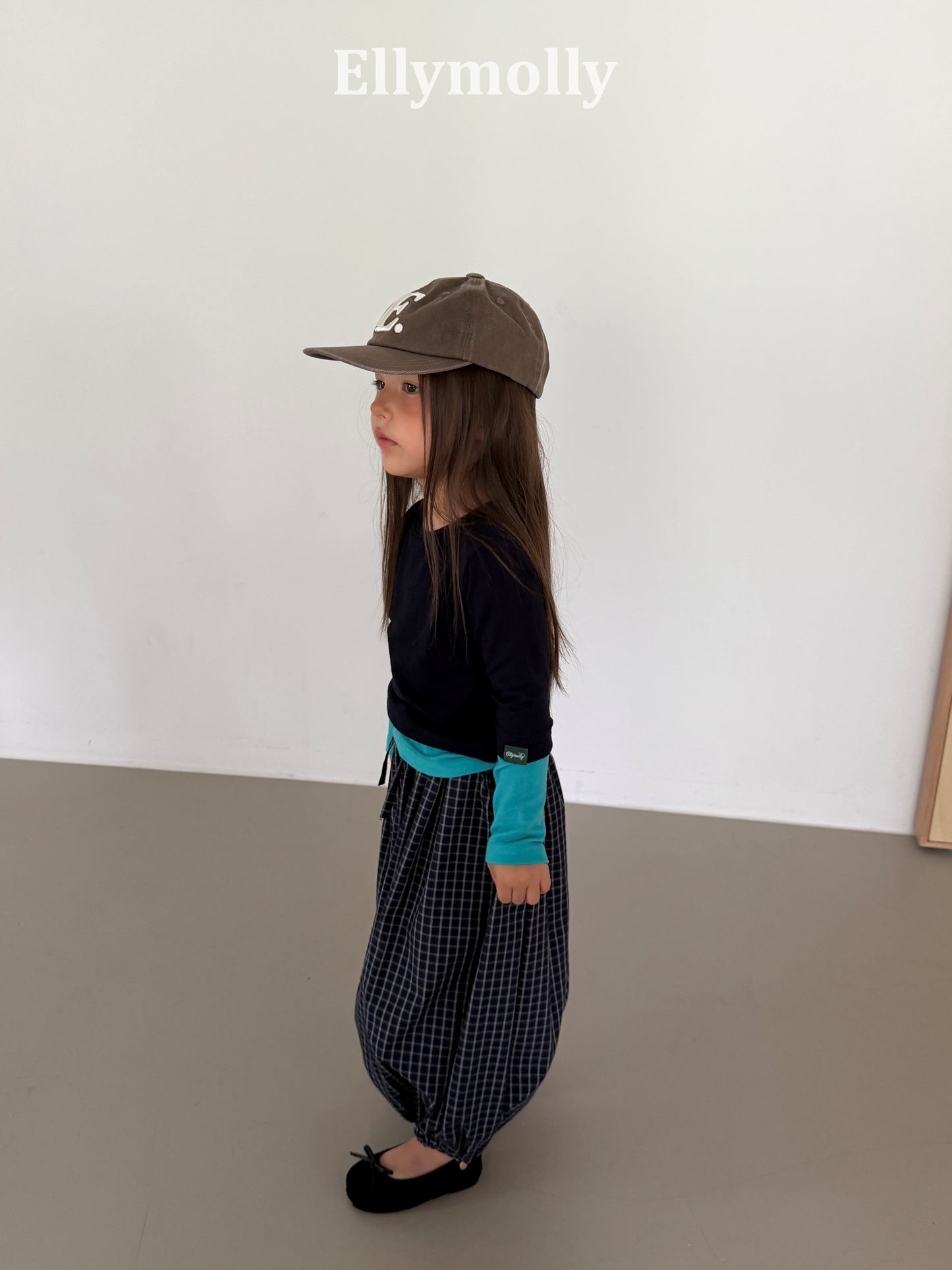 【PRE-ODER〆8.9(sun)】52.Autumn Grid Balloon Pants | ellymolly