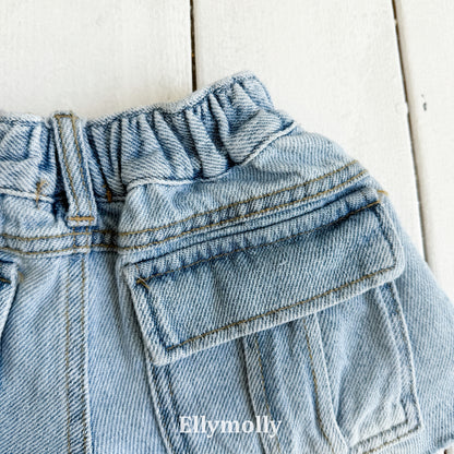 【期間限定 PRE-ODER】3.Denim Flap Pocket Pants