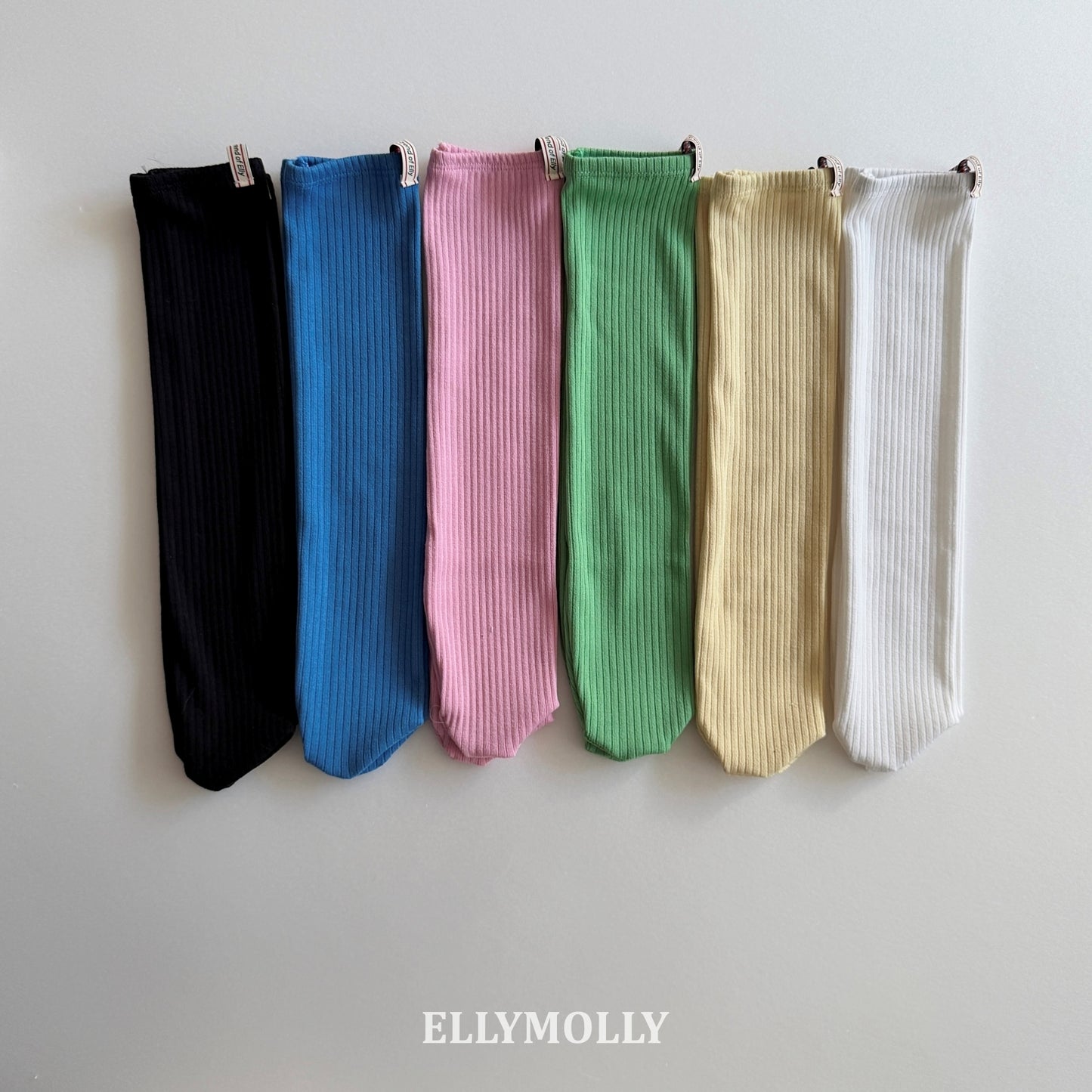 【PRE-ODER〆8.9(sun)】89.Color Ribbed Socks | ellymolly