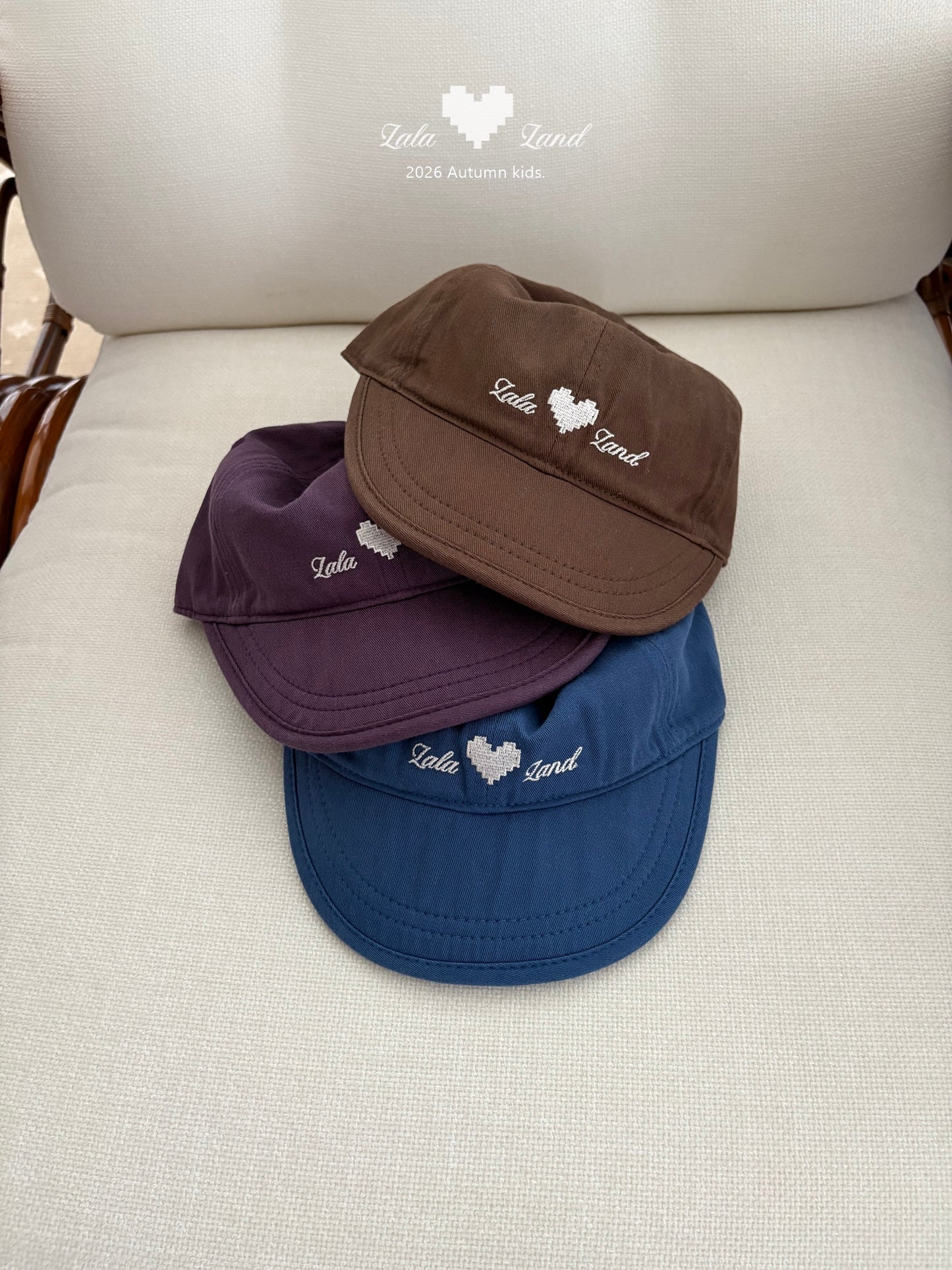 【PRE-ODER〆8.9(sun)】01.Heart Ball Cap | lalaland