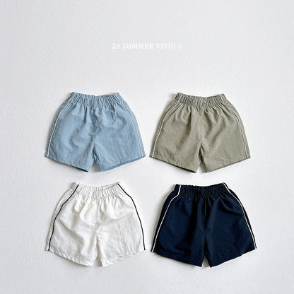 【PREORDER受付終了、ご希望はお問い合わせください。】17.Piping Crinkle Shorts