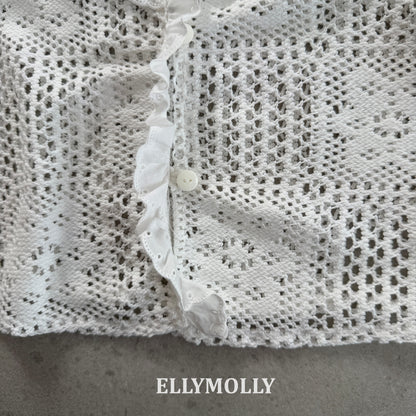 【PREORDER 4日間限定】20.Rosy Crochet Blouse