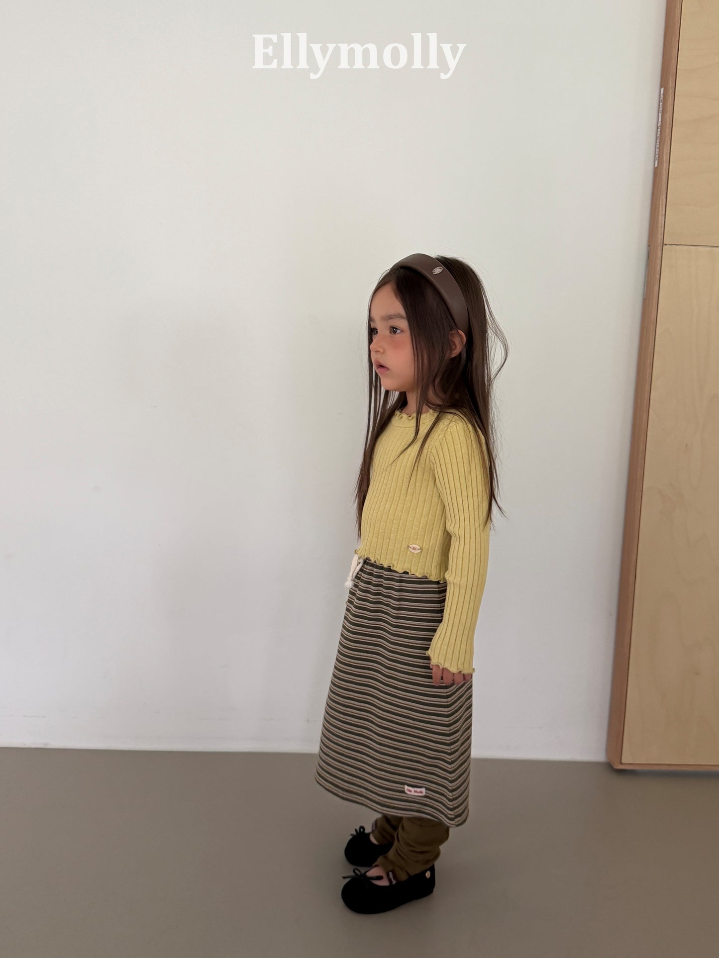 【PRE-ODER〆8.9(sun)】36.Shadow Long Skirt | ellymolly