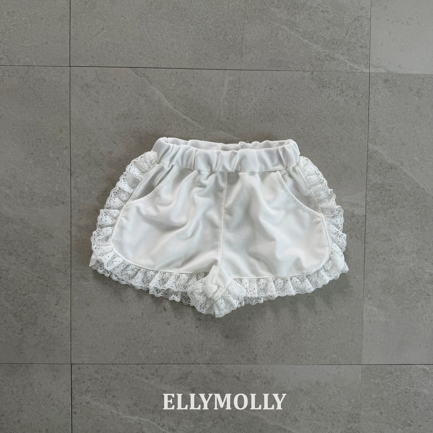 【PREORDER 4日間限定】47.Mesh Frill Shorts